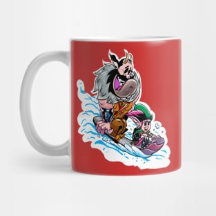 GRUMPUS and Kandi Snowboarding Mug